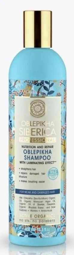 Shampoing Cheveux Fins et Abîmés Oblepikha