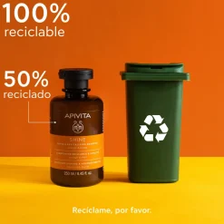 Shampoing éclat et vitalité orange et miel