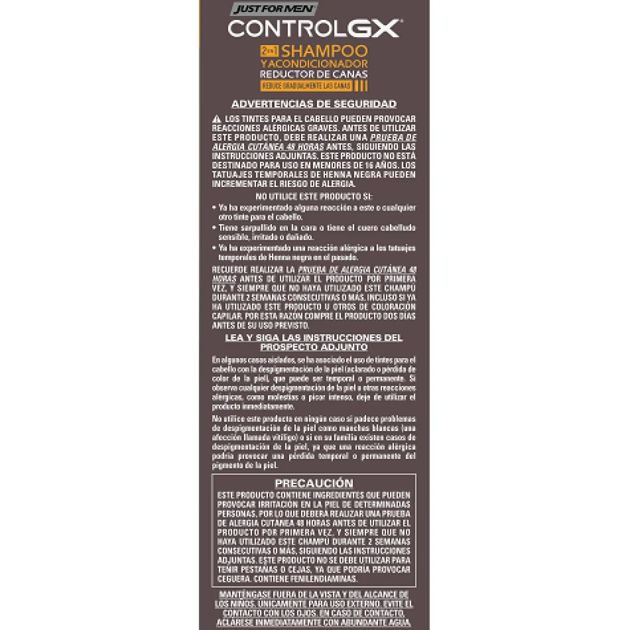 Shampoing Control GX et Après-shampoing 2 en 1