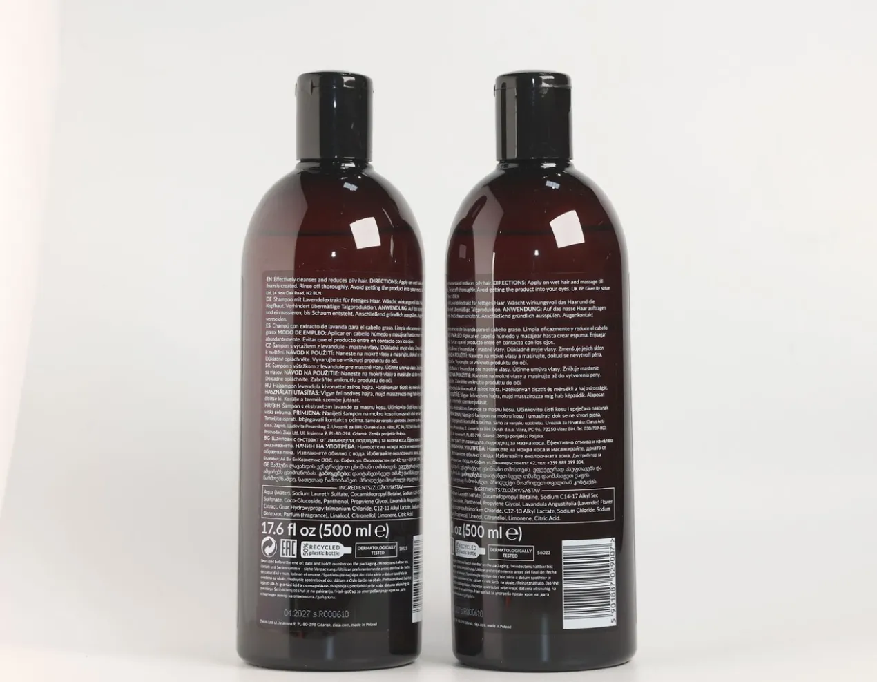 Shampoing Lavande Cheveux Gras
