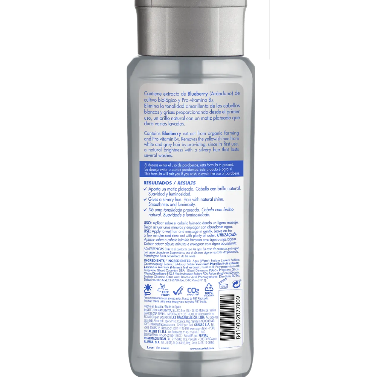 Shampoing pour Cheveux Blancs et Gris