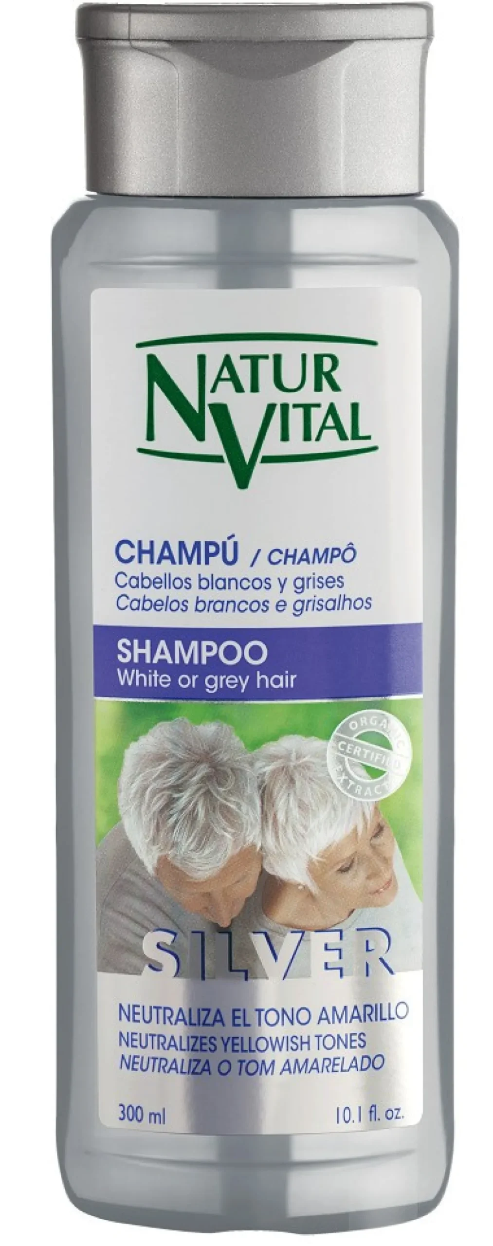 Shampoing pour Cheveux Blancs et Gris