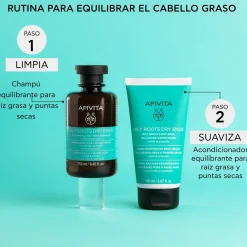Shampoing équilibrant racines grasses et pointes sèches