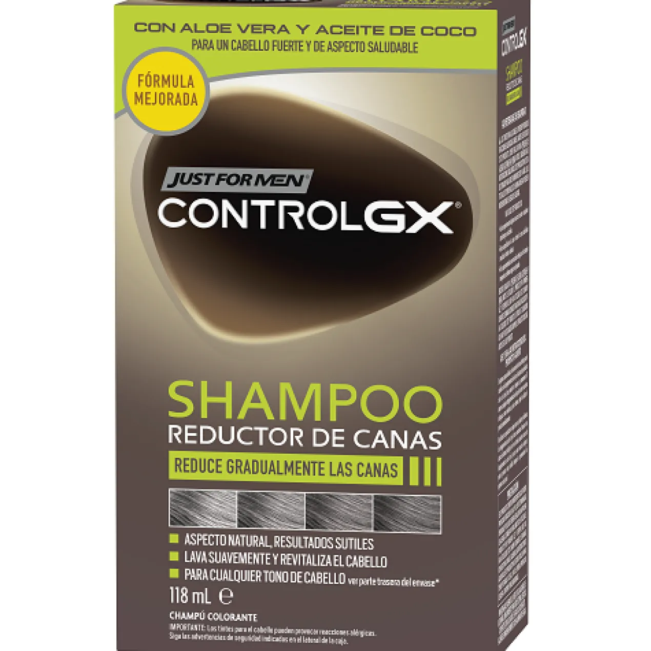 Shampoing Réducteur de Cheveux Gris Control GX