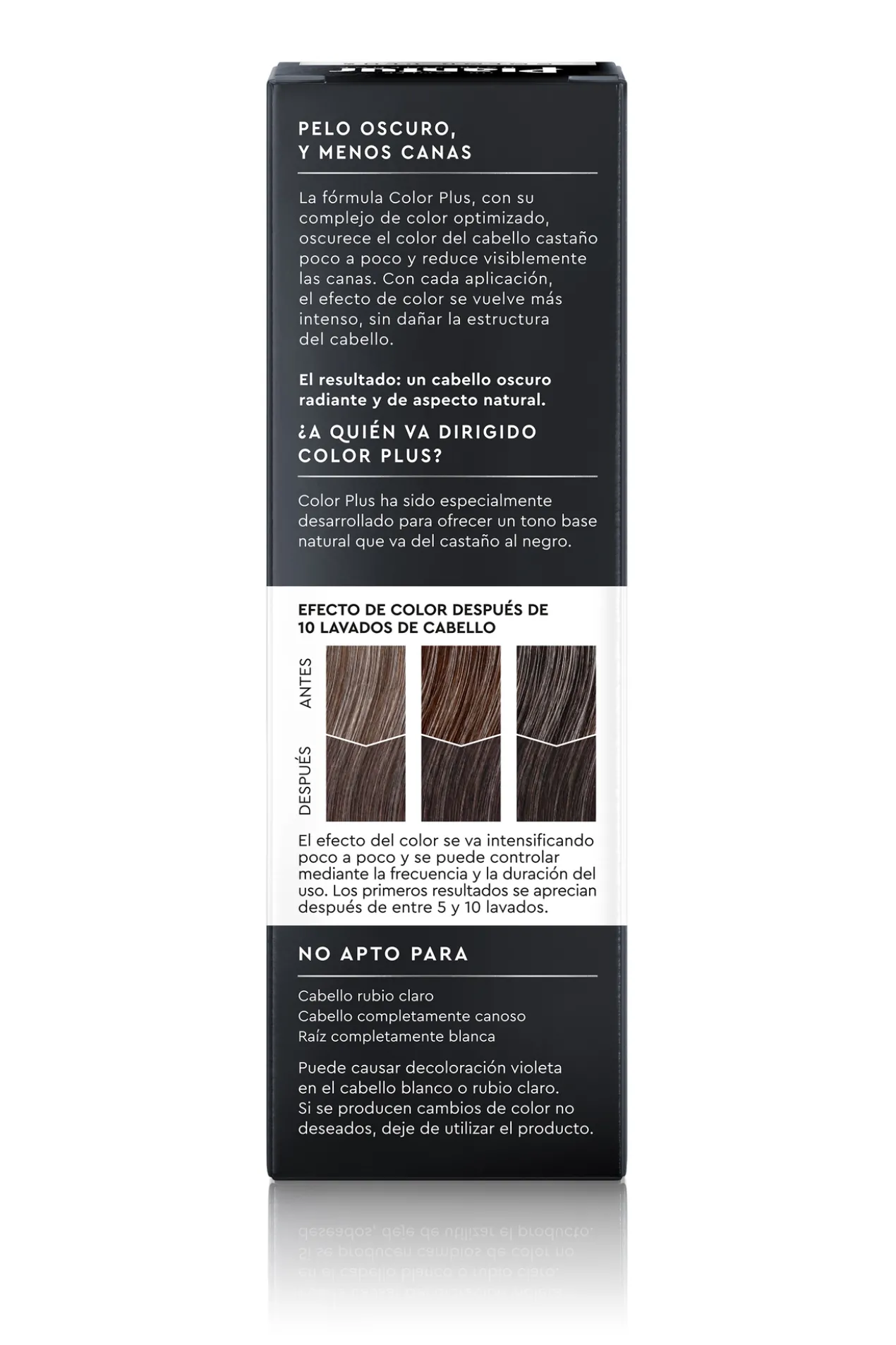 Shampooing Color Plus Châtain à Noir