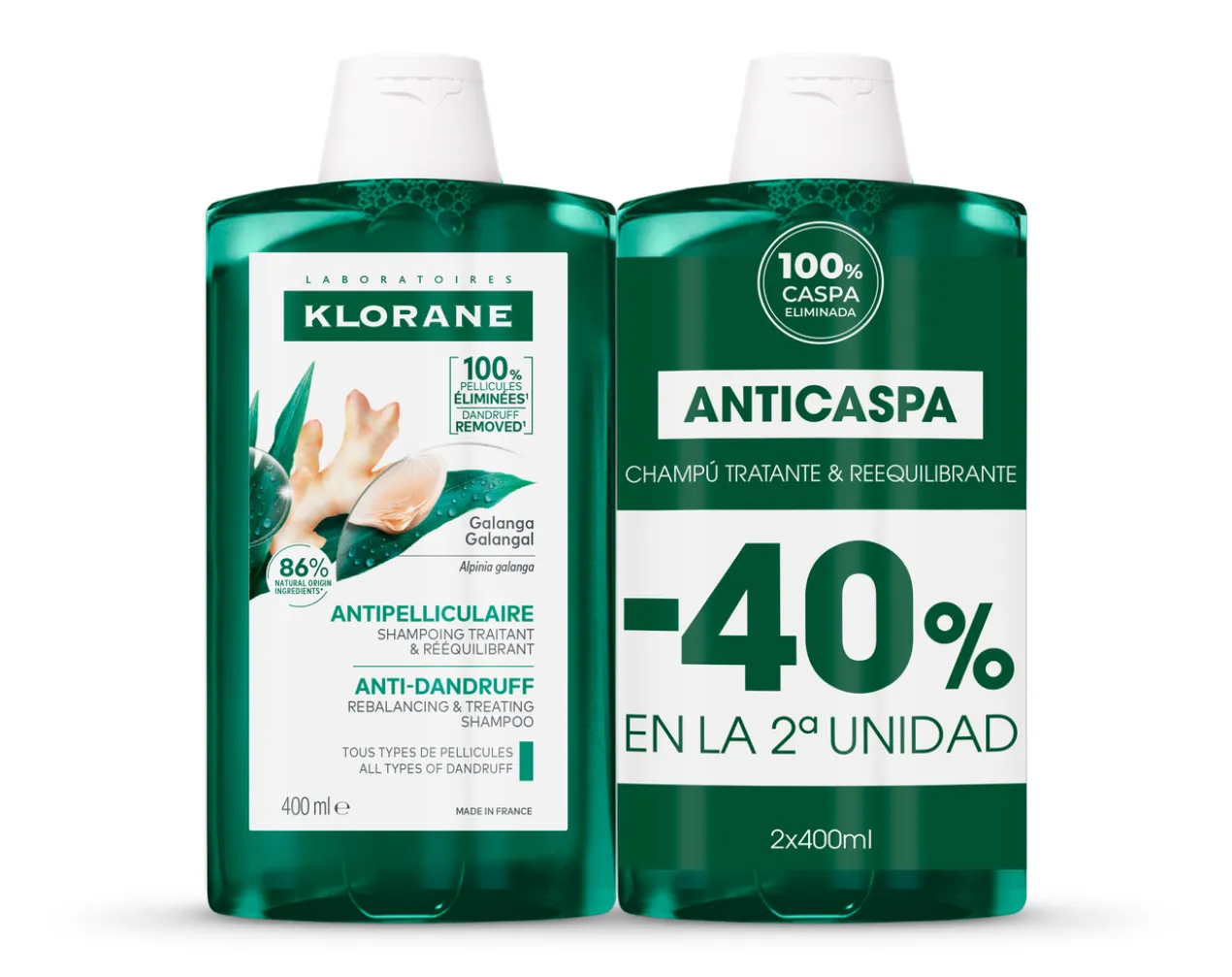 Shampooing Galanga Antipelliculaire Cuir Chevelu