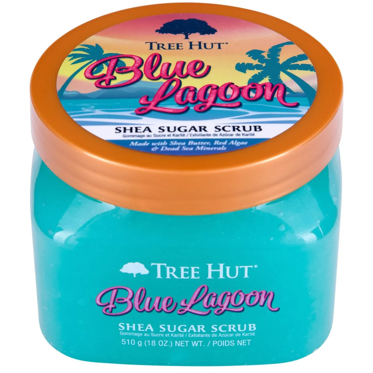 Shea Sugar Scrub Blue Lagoon Exfoliant pour le Corps