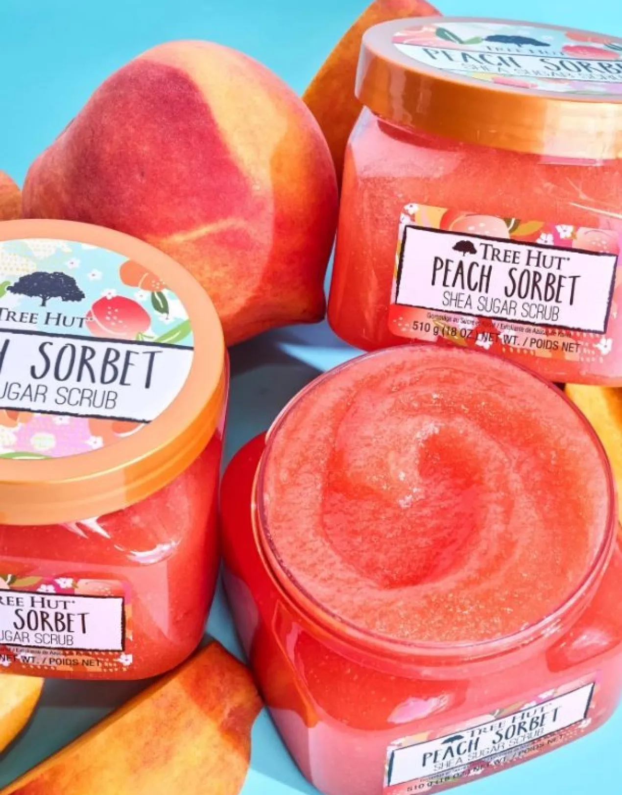 Shea Sugar Scrub Peach Sorbet Exfoliant pour le Corps