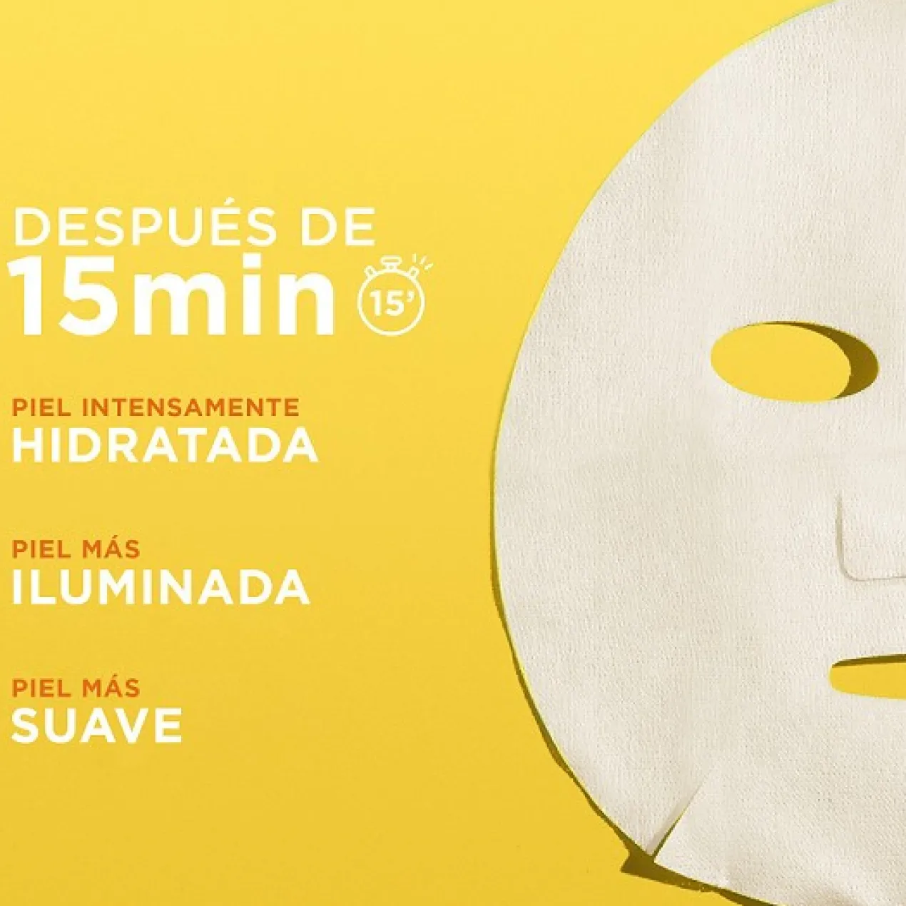 Skin Active Vitamine C Masque Soin pour le Visage Tissu