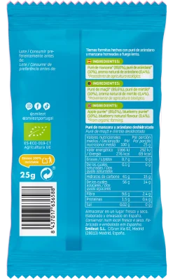 Snack biologique aux myrtilles Triboo