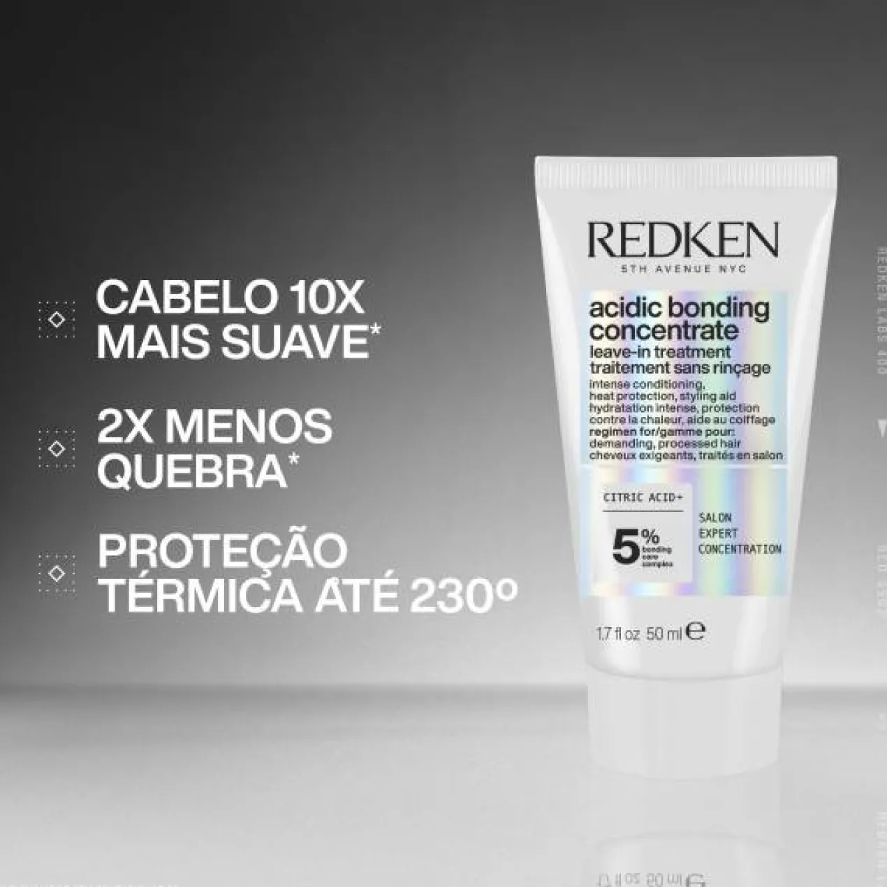 Soin sans rinçage Acidic Bonding Concentrate pour cheveux abîmés