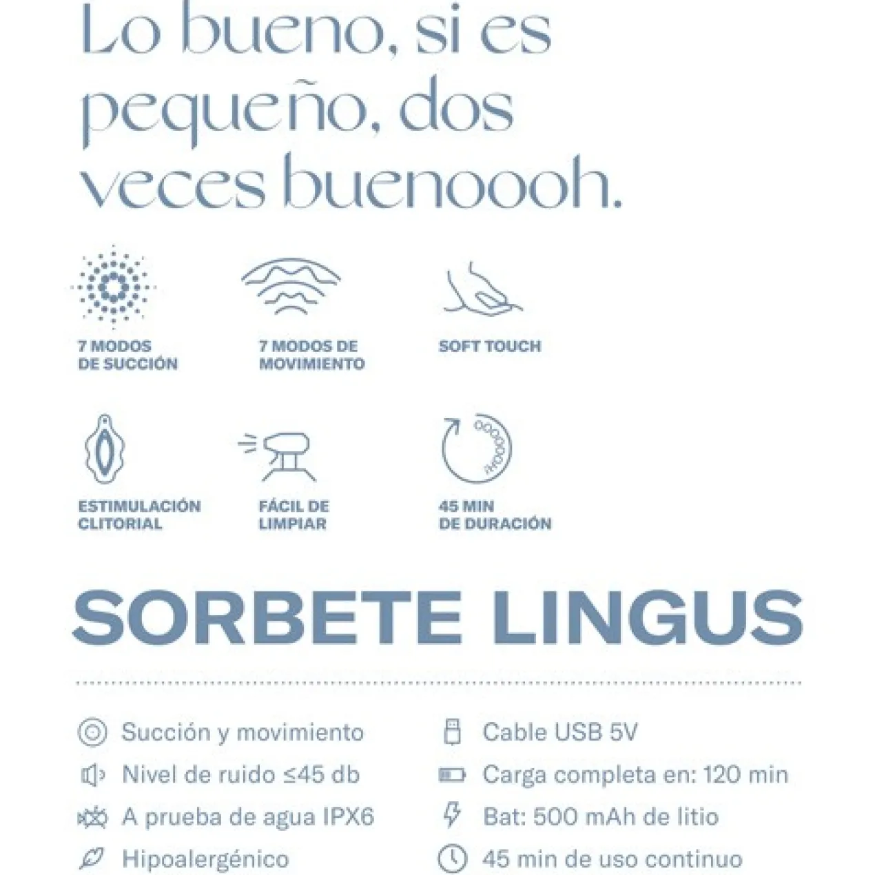 Sorbet Lingus Bleu