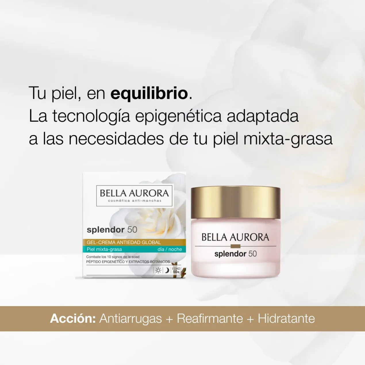 Splendor Gel Crème Anti-Âge Peau Mixte à Grasse
