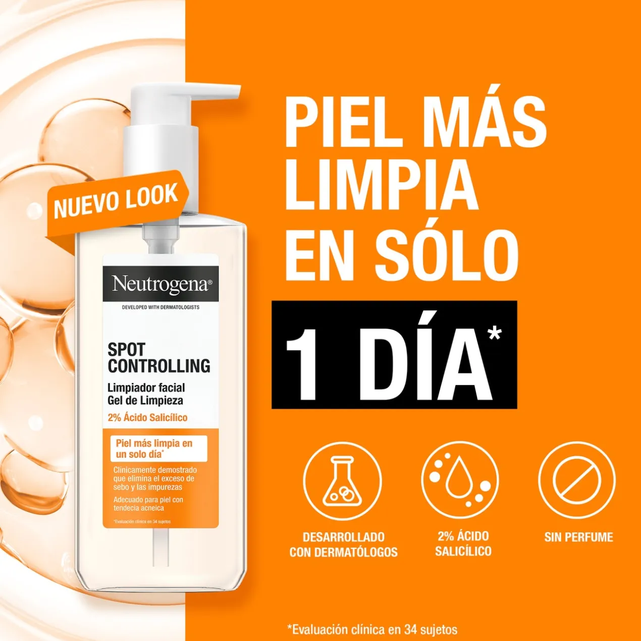 Spot Controlling Clear & Defend Gel Nettoyant Visage