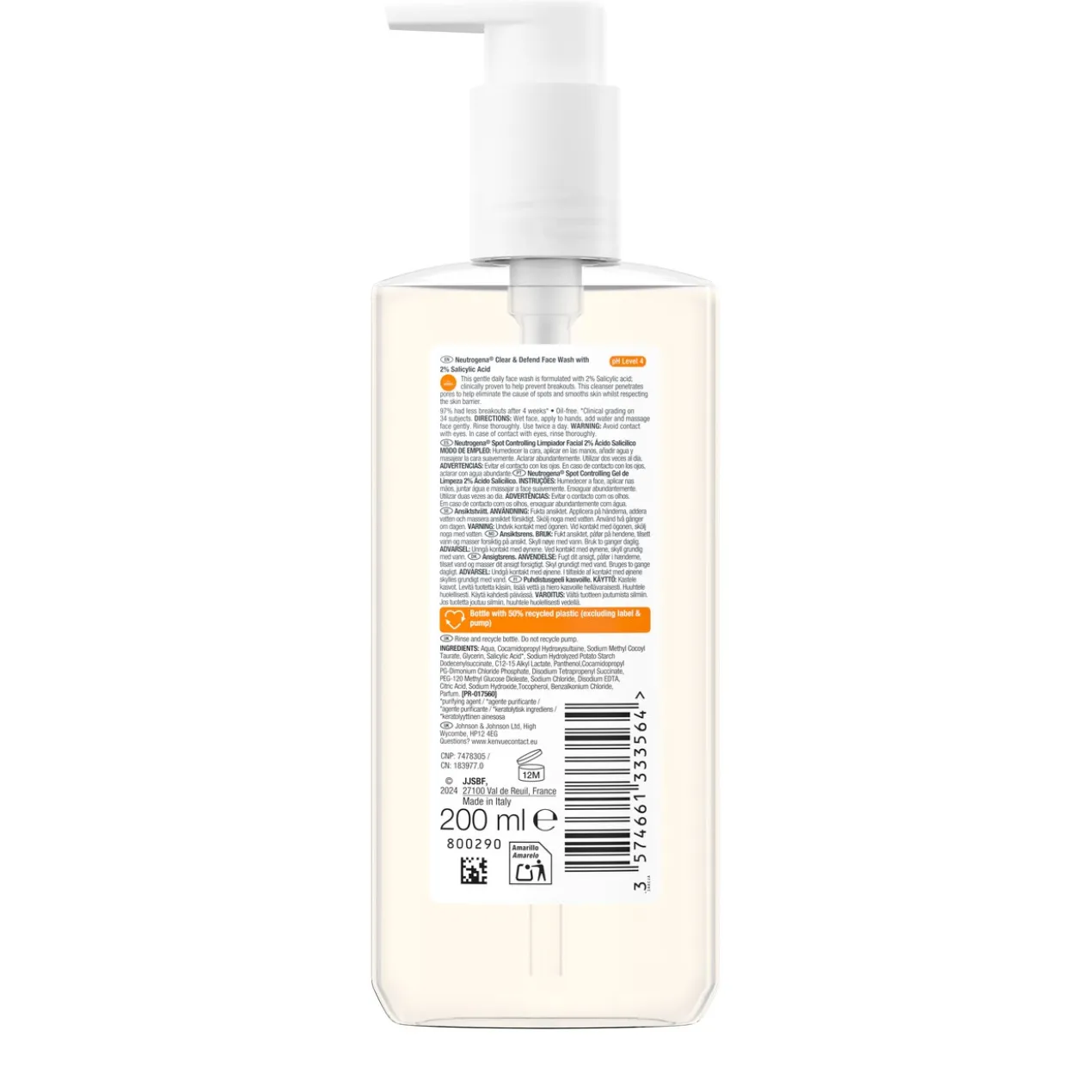 Spot Controlling Clear & Defend Gel Nettoyant Visage