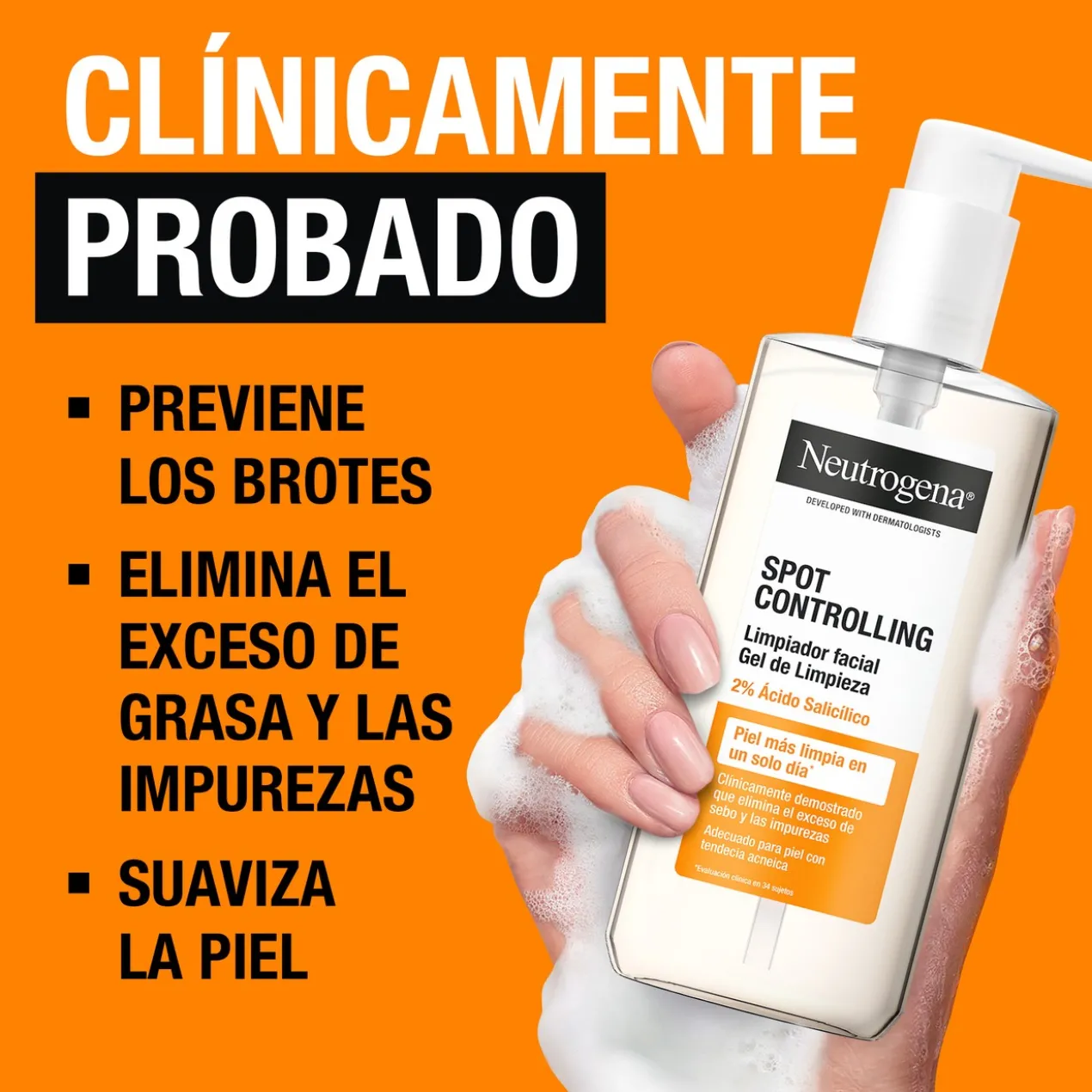 Spot Controlling Clear & Defend Gel Nettoyant Visage