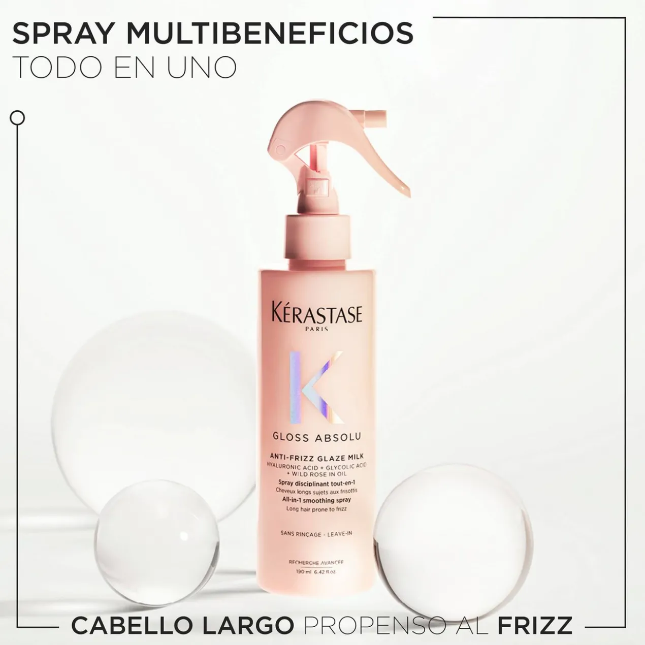 Spray Anti-Frizz Gloss Absolu Glaze Milk