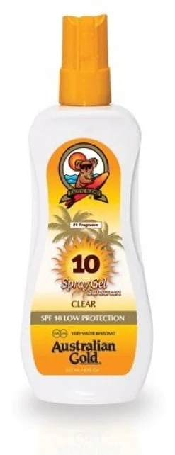 Spray gel solaire