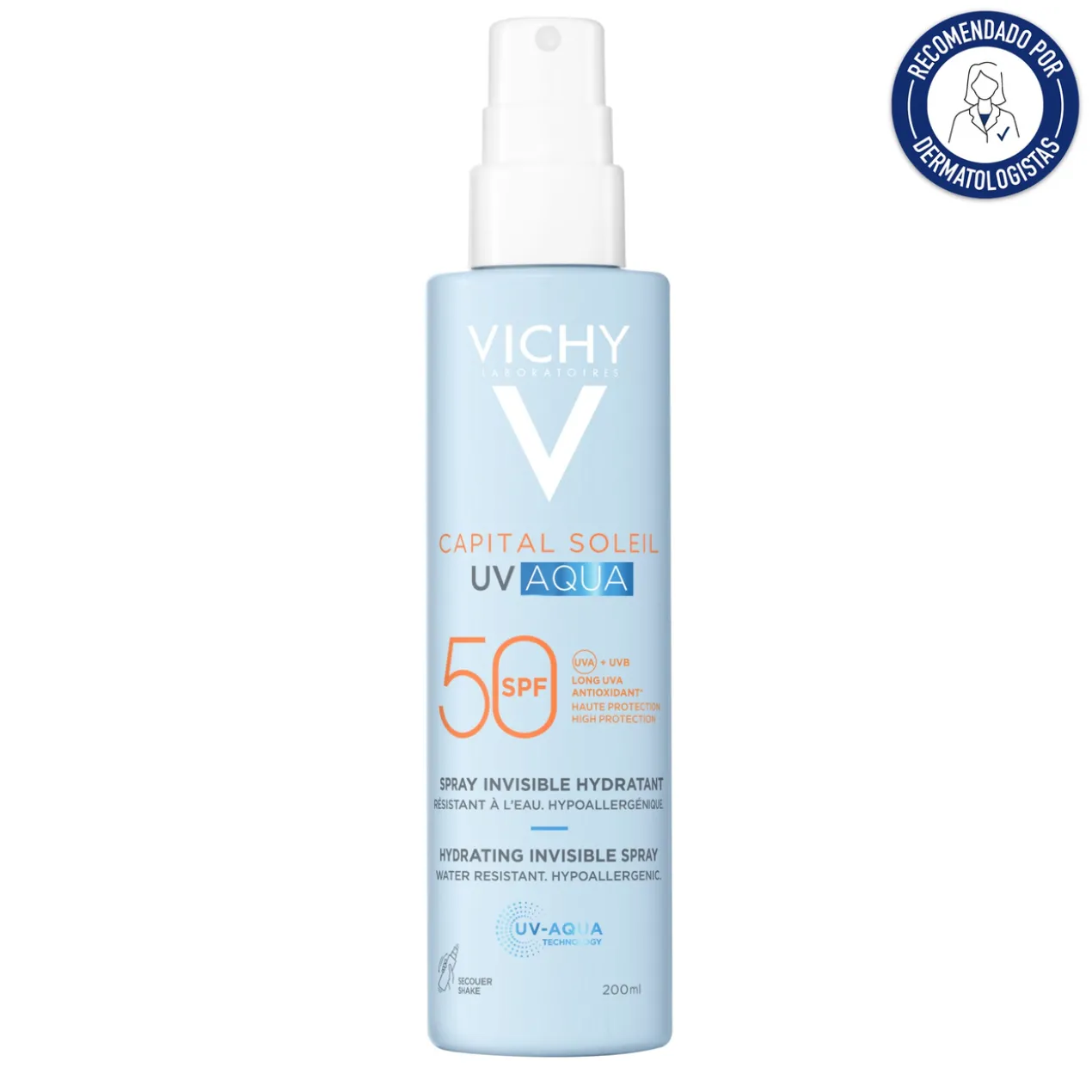 Spray hydratant invisible Capital Soleil UV Aqua SPF50
