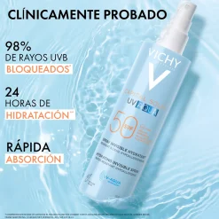 Spray hydratant invisible Capital Soleil UV Aqua SPF50
