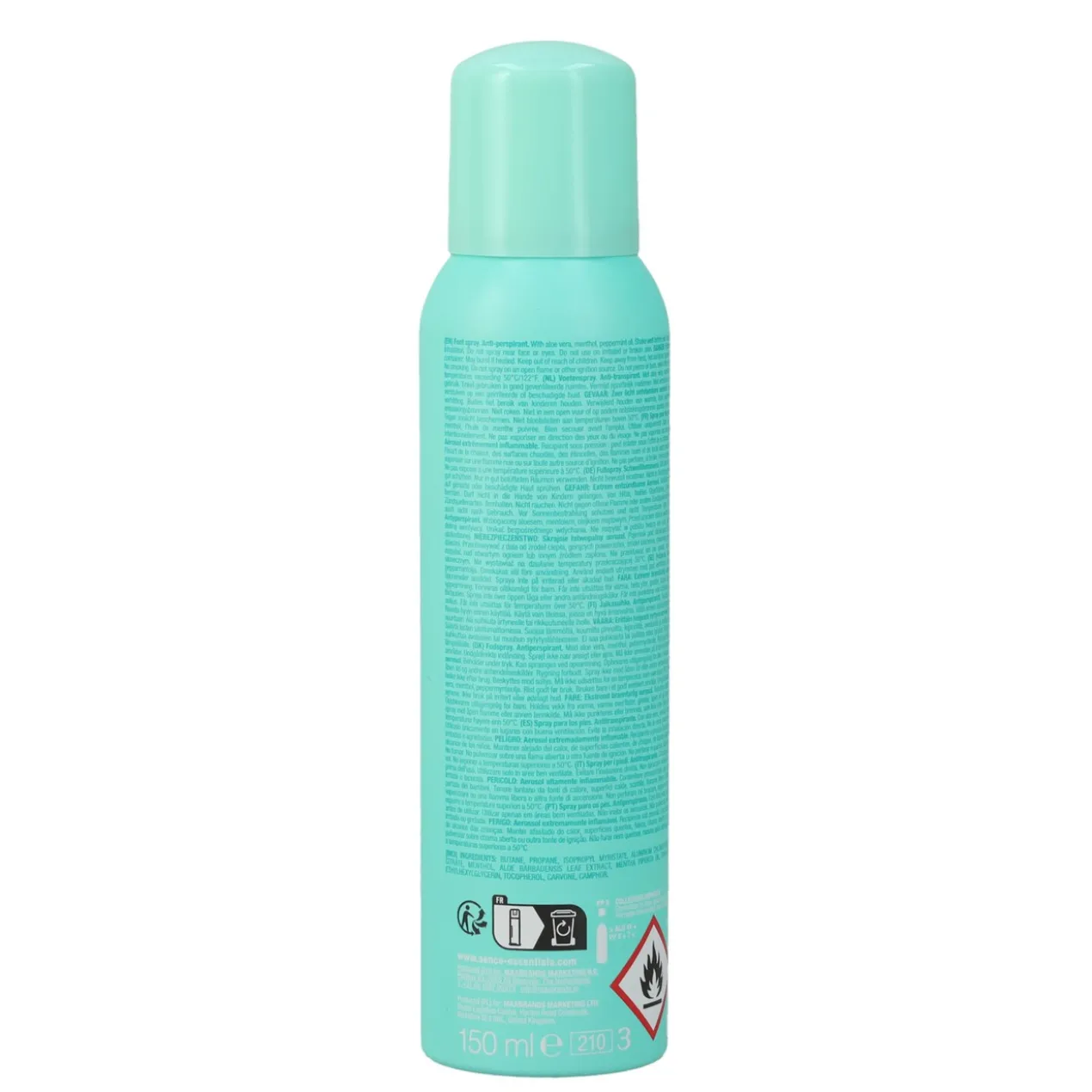 Spray rafraîchissant pour les pieds à l’huile de menthe