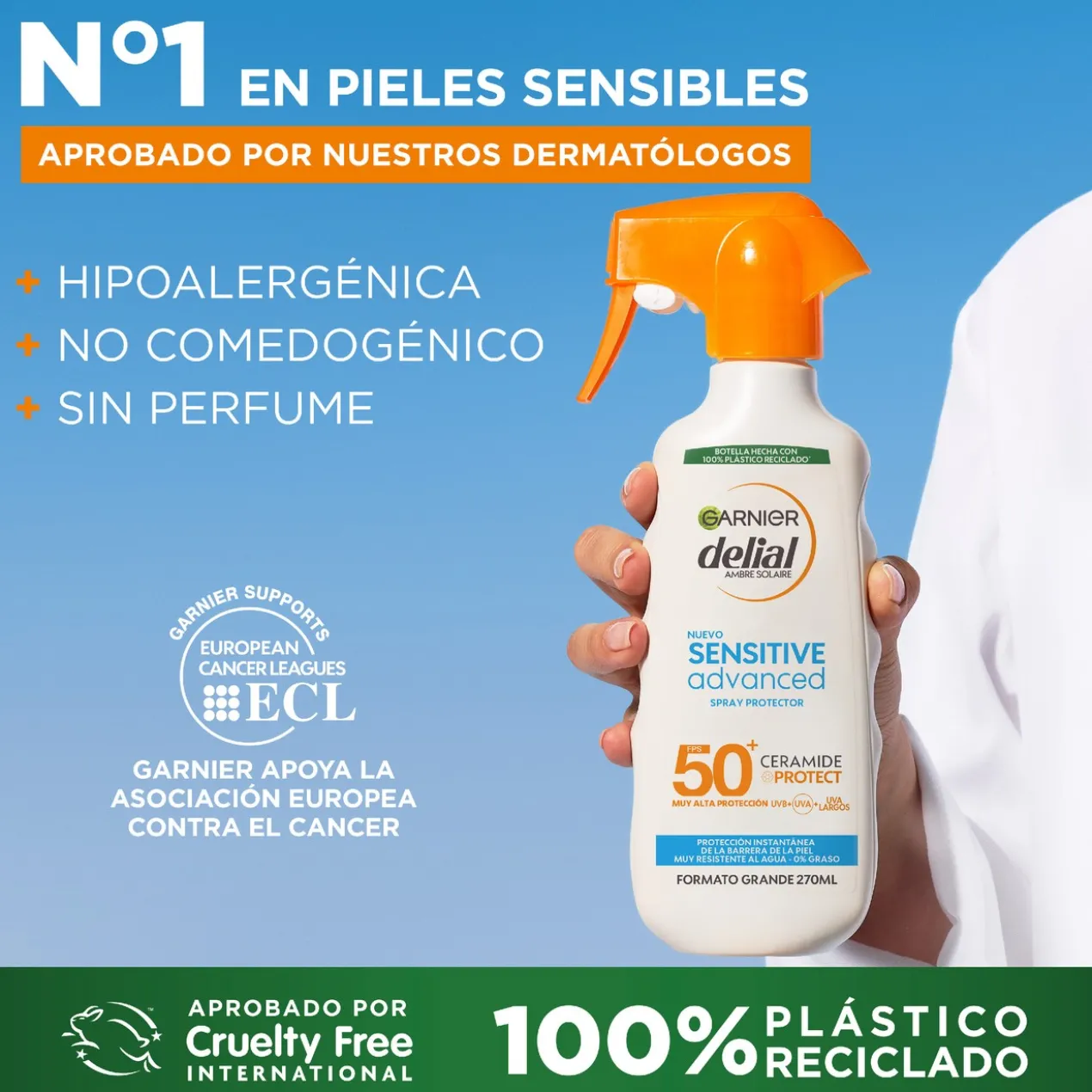Spray Solaire Delial Sensitive Advanced Adultes