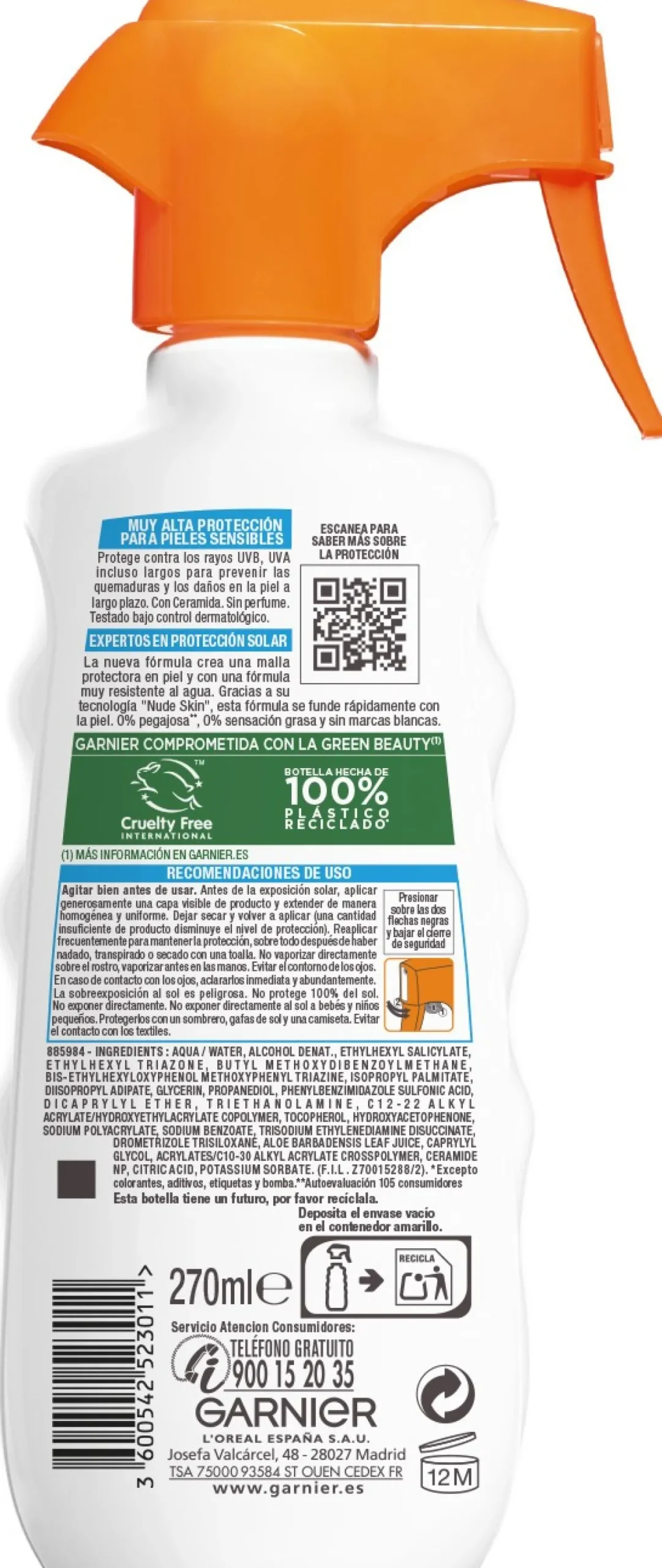 Spray Solaire Delial Sensitive Advanced Adultes