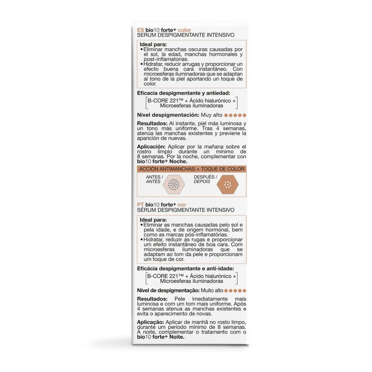 Sérum Dépigmentant Intensif Bio10 Forte+ Color SPF30