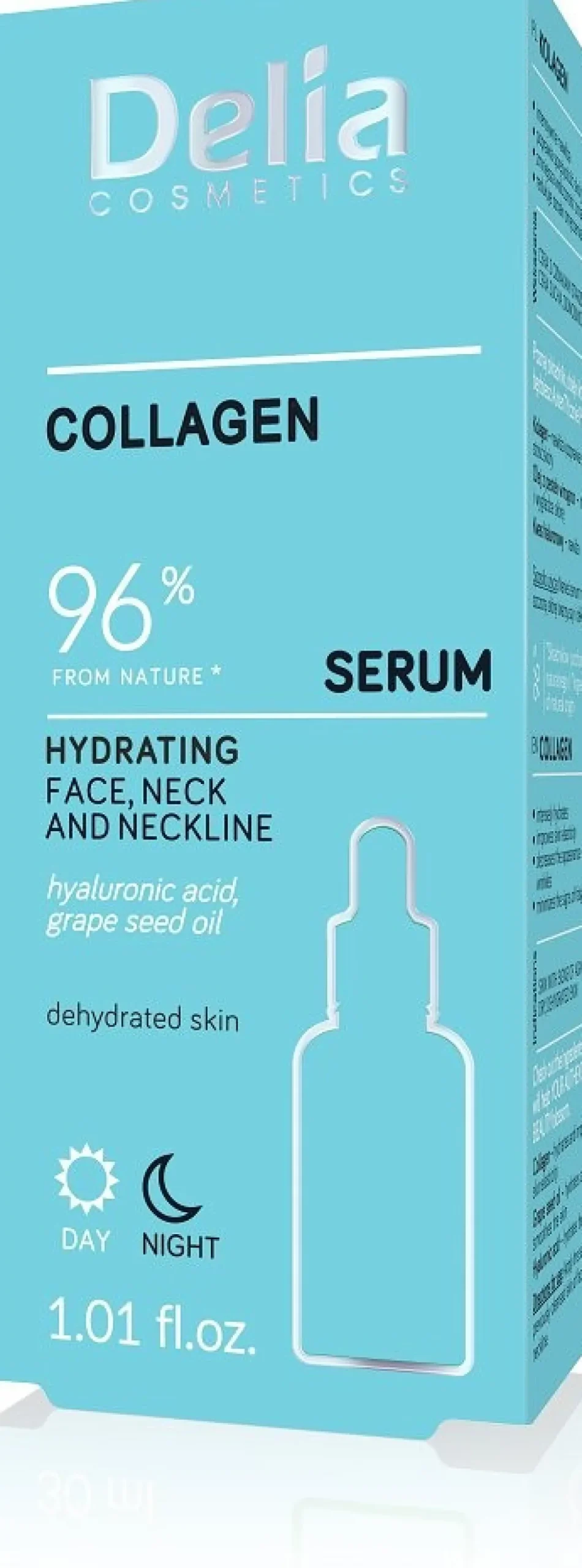 Sérum hydratant collagène visage, cou et décolleté