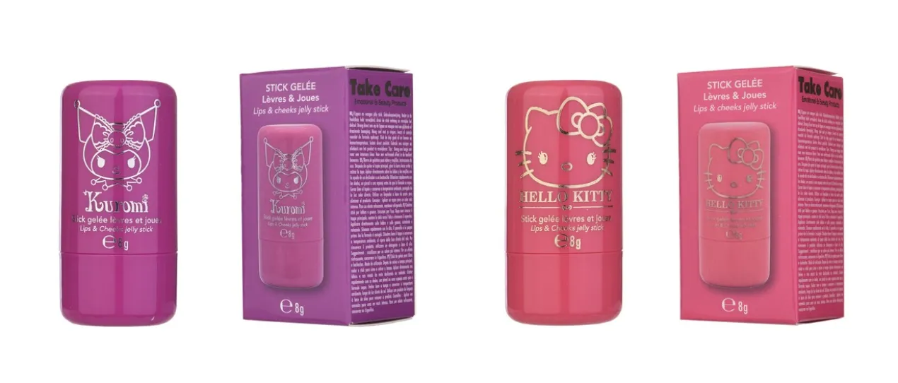 Stick gélifié lèvres et joues Hello Kitty