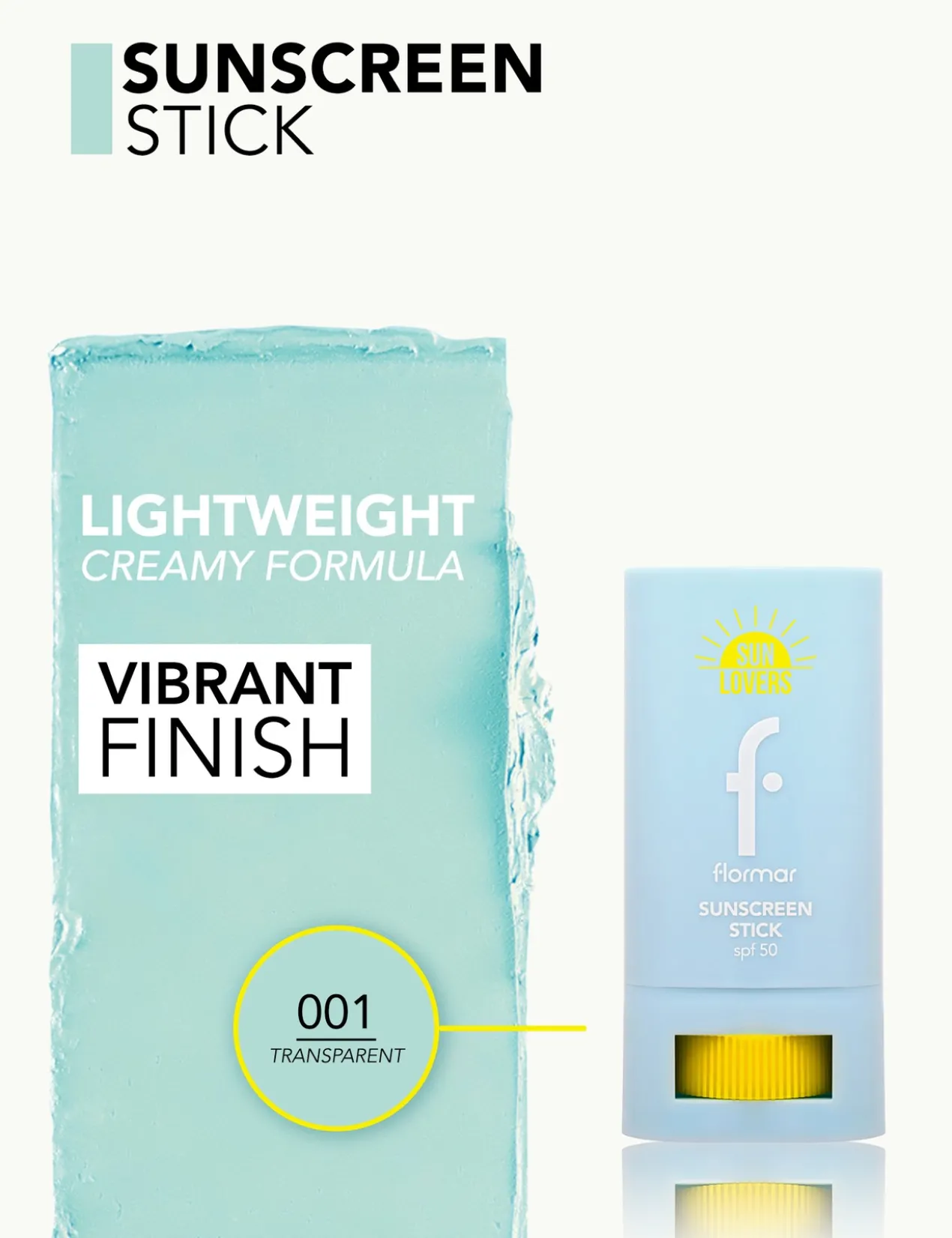 Stick protection solaire SPF50 pratique et efficace