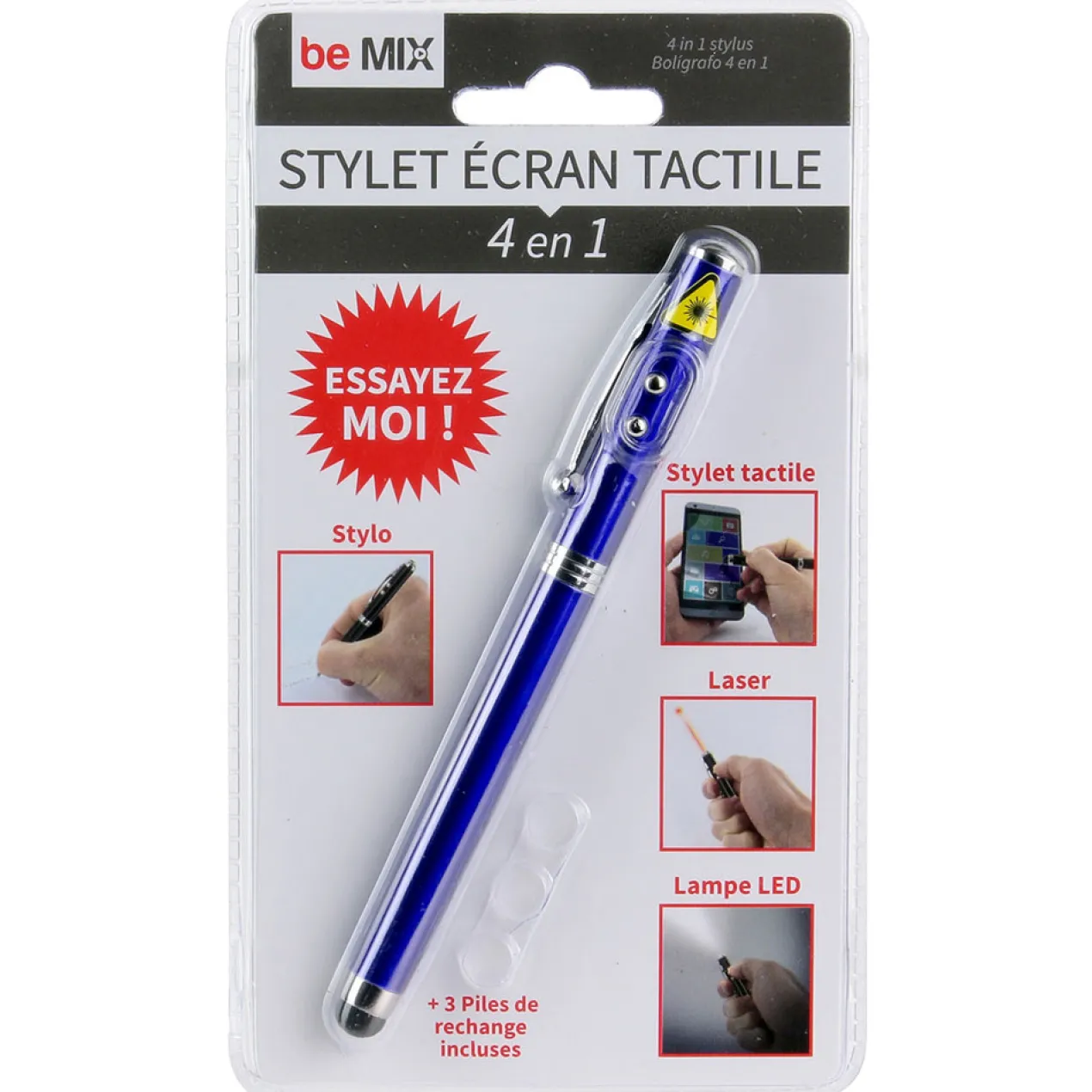 Stylet Tactile avec Laser et LED
