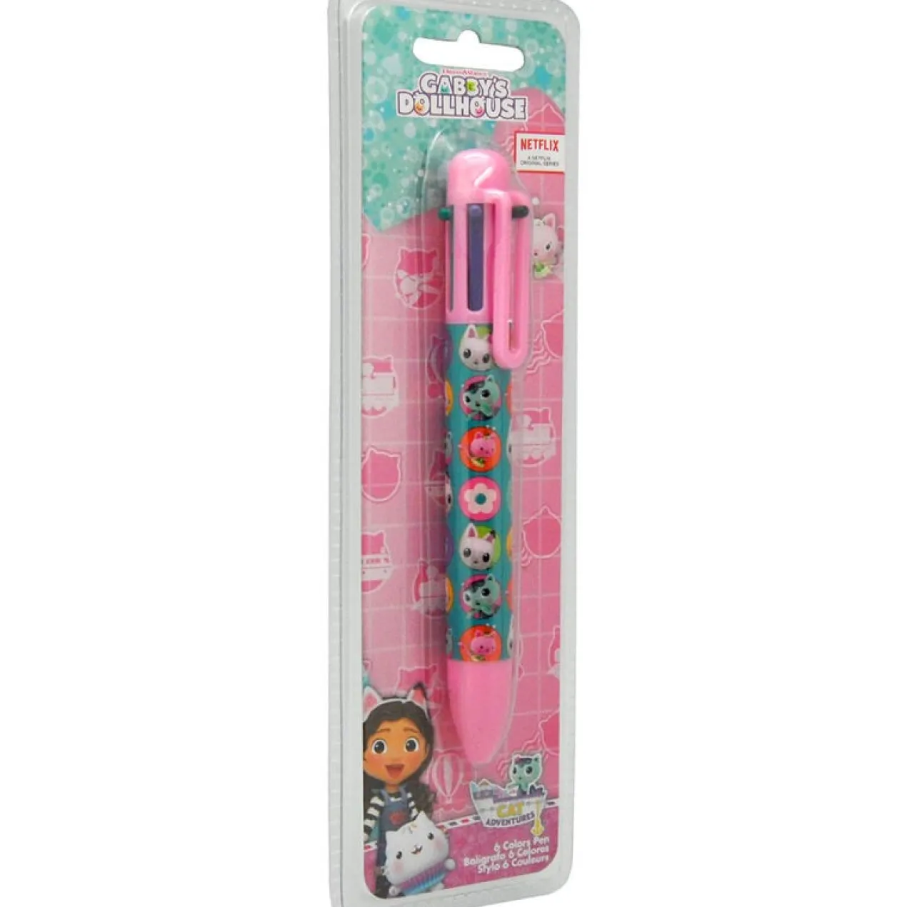 Stylo 6 couleurs Gabby’s Dollhouse