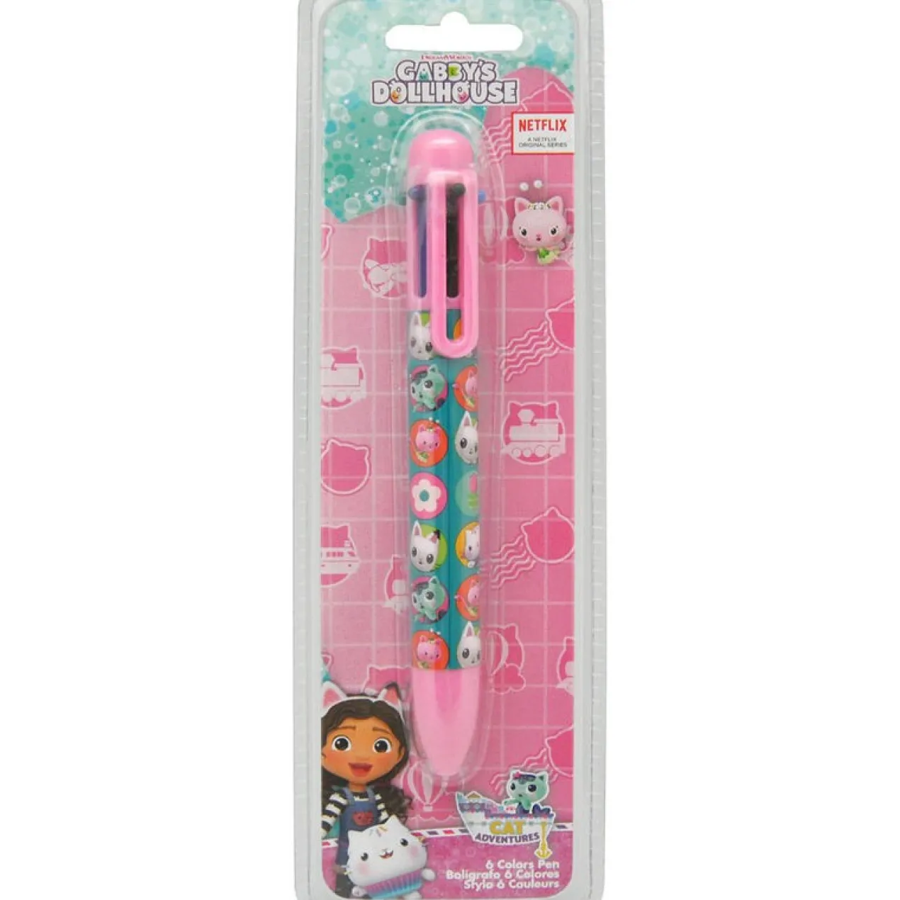 Stylo 6 couleurs Gabby’s Dollhouse