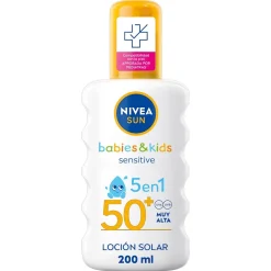 SUN Babies & Kids Sensitive 5 en 1 Spray Solaire SPF50+