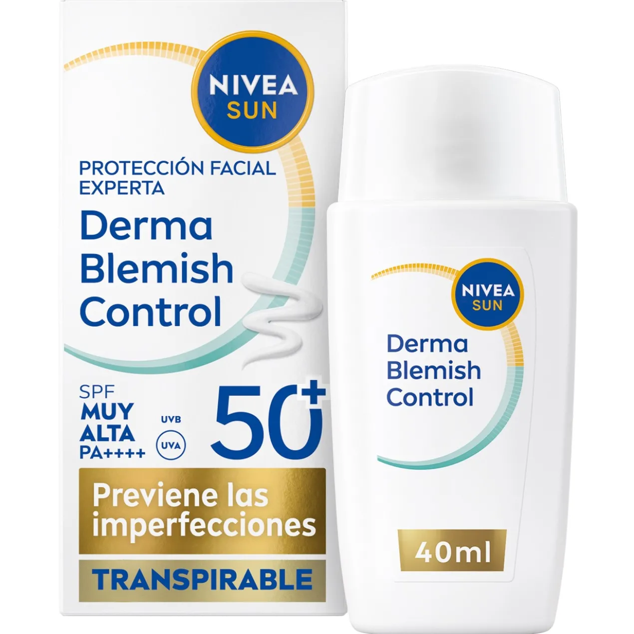 Sun Derma Skin Protection Fluide Solaire Visage FP50+