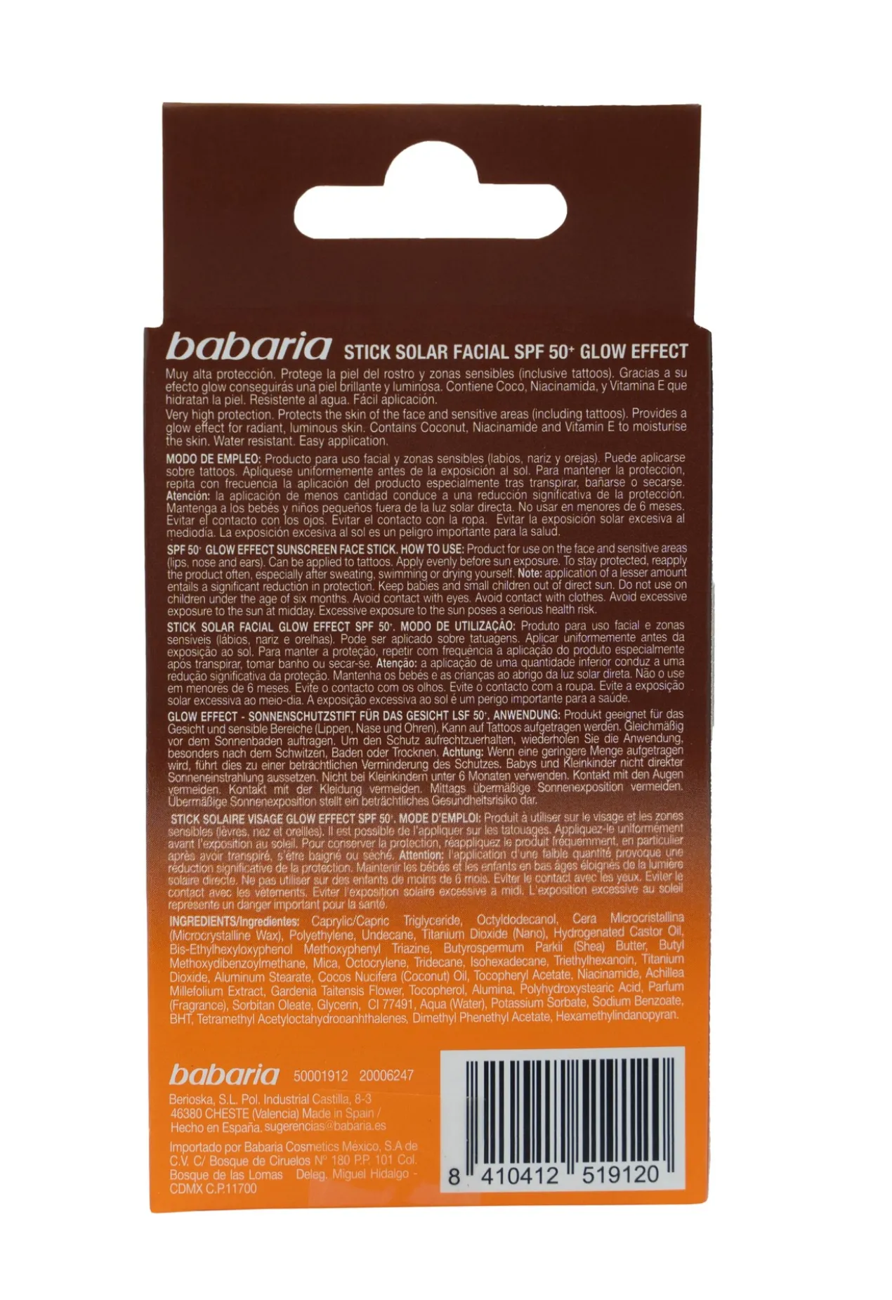 Sun Facial Stick Glow SPF50+