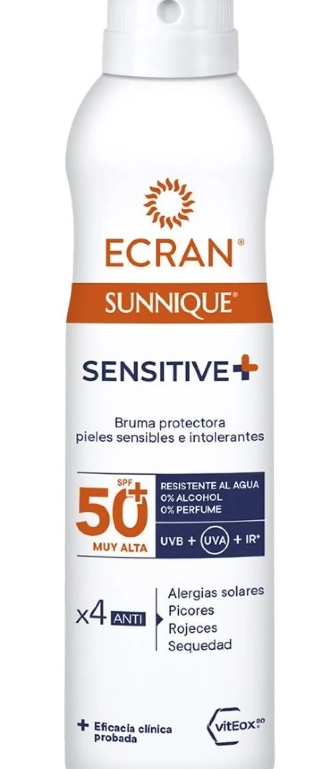 Sunnique Sensitive+ Brume Protectrice Peaux Sensibles SPF50+