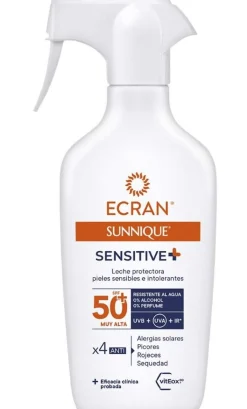 Sunnique Sensitive+ Lait Solaire Protecteur SPF 50+