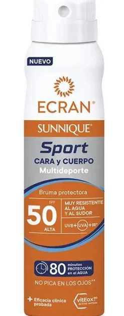 Sunnique Sport Brume Visage et Corps SPF 50