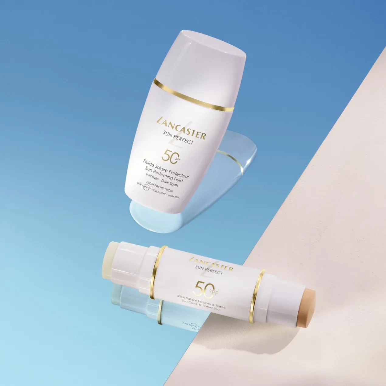 Sun Perfect Youth Protection Sun Clear & Tinted stick SPF50