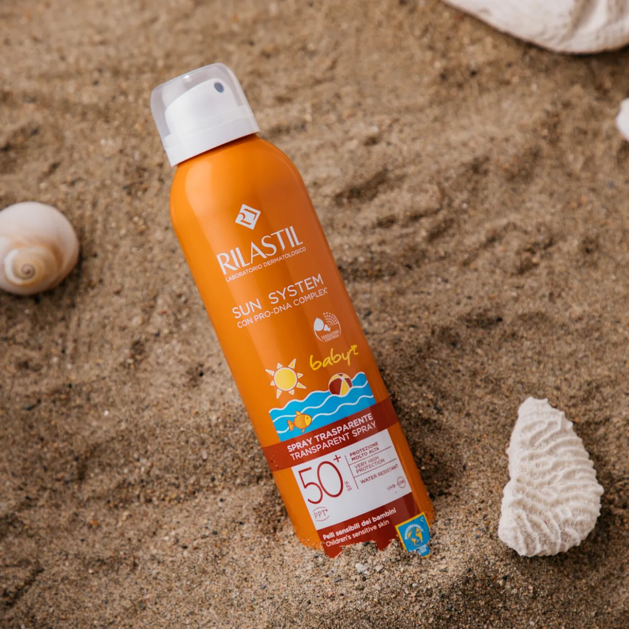 Sun System Baby Spray Photoprotecteur Transparent SPF50+