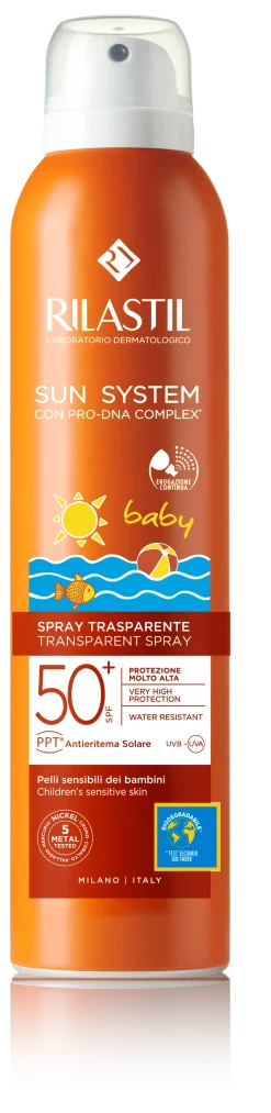 Sun System Baby Spray Photoprotecteur Transparent SPF50+