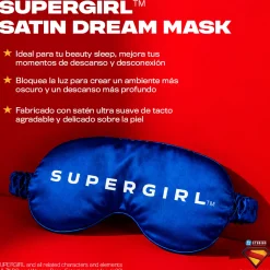 Supergirl™ Satin Dream Mask Masque de Nuit Réversible