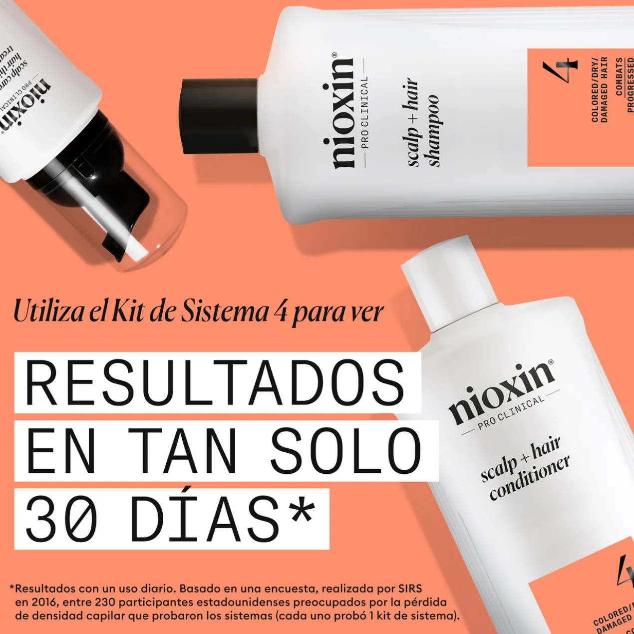 Système 4 Sérum Densifiant Cheveux Teint et Abîmés Affaiblissement Avancé