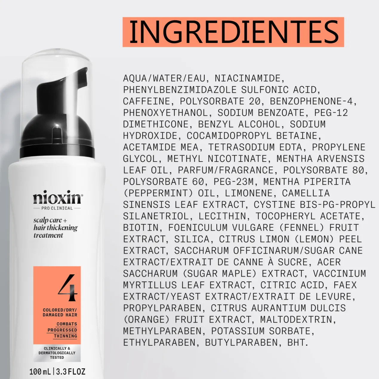 Système 4 Sérum Densifiant Cheveux Teint et Abîmés Affaiblissement Avancé
