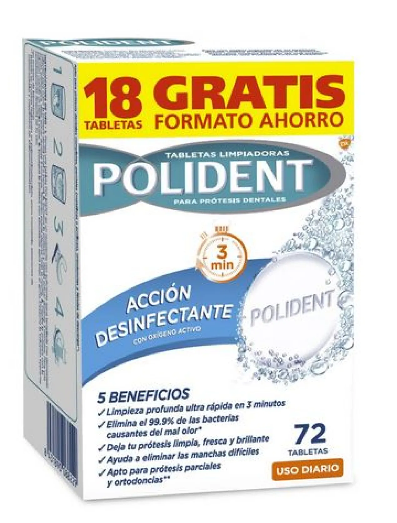 Tablettes Nettoyantes pour les Prothèses Dentaires