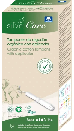 Tampon en Coton Bio Super avec Applicateur