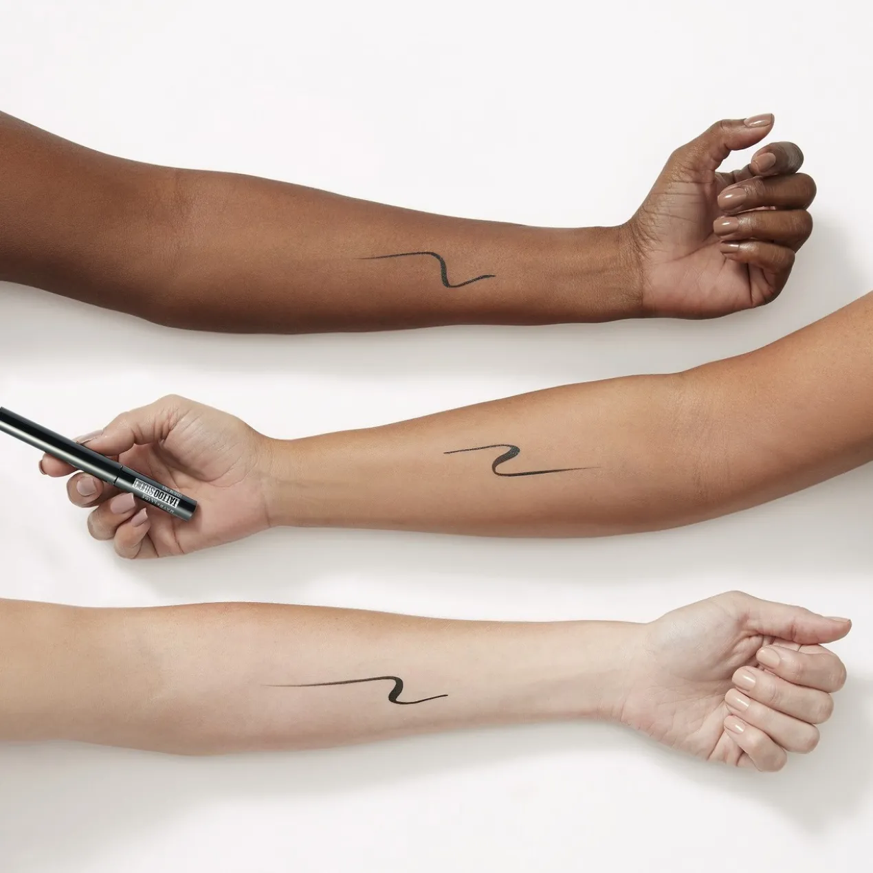 Tattoo Liner Eyeliner avec Pinceau Semi-permanent