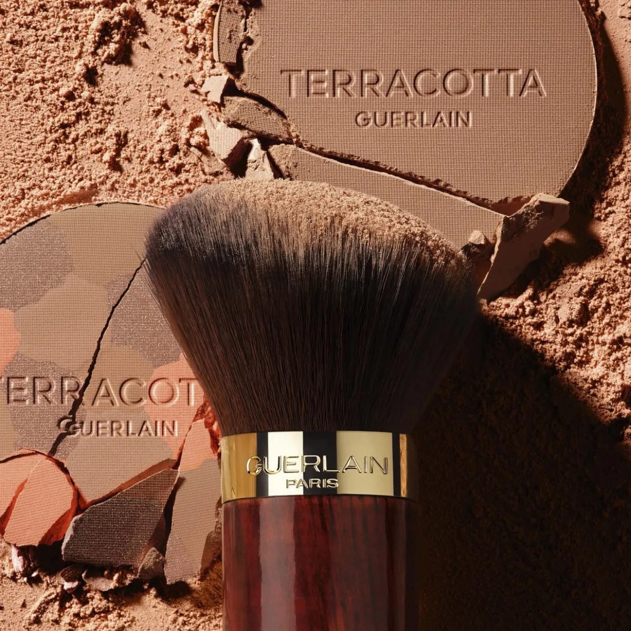 Terracotta Pinceau pour Poudres Bronzantes